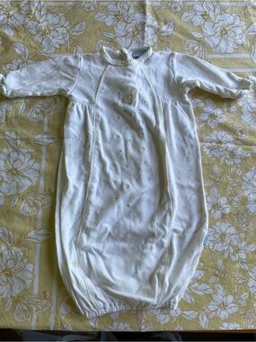Le Top Sleep Sack with Moon & Star Celestial Embroidery 0-3M